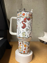 Load image into Gallery viewer, Harry Potter 40oz with handle Gryffindor, Ravenclaw or other houses tumbler can be personalized - Knot In Your House