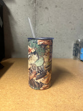Load image into Gallery viewer, Camo bucks dirt and trucks sippy tumbler kids 12oz