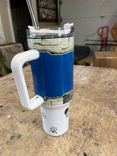 Load image into Gallery viewer, Harry Potter 40oz with handle Gryffindor, Ravenclaw or other houses tumbler can be personalized - Knot In Your House