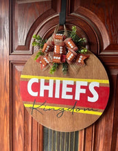 Load image into Gallery viewer, Chiefs Kingdom Door Hanger 21"