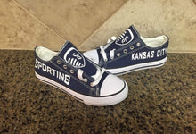 Load image into Gallery viewer, Personalized Wedding Shoes White Canvas Shoes - Knot In Your House