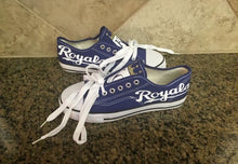 Load image into Gallery viewer, Personalized Wedding Shoes White Canvas Shoes - Knot In Your House