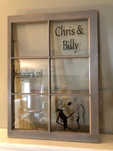 Load image into Gallery viewer, Wedding Program Window 6 Pane - Knot In Your House