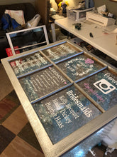 Load image into Gallery viewer, Wedding Program Window 6 Pane - Knot In Your House