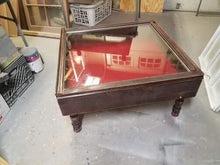 Load image into Gallery viewer, beach house furniture - 8 pane wooden window table - beach house coffee table - rustic coffee table - wooden window coffee table - Knot In Your House