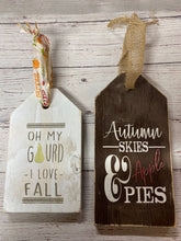 Load image into Gallery viewer, Rustic Fall Bucket List Sign - Knot In Your House