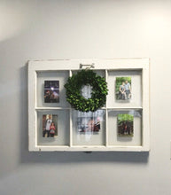 Load image into Gallery viewer, 6 Pane Wood Window Wreath Hanger - Knot In Your House