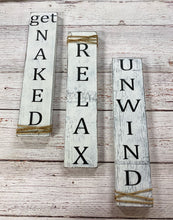 Load image into Gallery viewer, Farmhouse Bathroom Signs - Knot In Your House