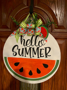 21" Round Front Door Hangers Summer, Spring, Etc ON SALE TODAY $25 - Knot In Your House