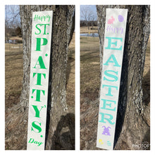 Load image into Gallery viewer, 5 Foot Tall Reversible Easter Spring Summer Front Porch Sign - Knot In Your House