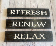 Load image into Gallery viewer, Wash Brush Flush Bathroom Signs - Knot In Your House