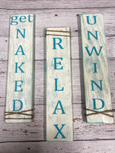 Load image into Gallery viewer, Wash Brush Flush Bathroom Signs - Knot In Your House