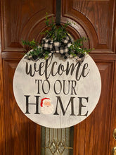 Load image into Gallery viewer, Welcome to our Home Interchangeable Holiday Door Sign - Knot In Your House