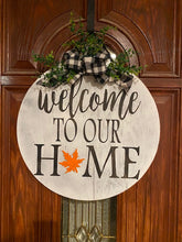Load image into Gallery viewer, Welcome to our Home Interchangeable Holiday Door Sign - Knot In Your House