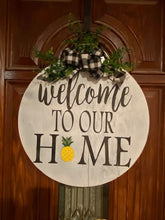 Load image into Gallery viewer, Welcome to our Home Interchangeable Holiday Door Sign - Knot In Your House

