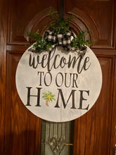 Load image into Gallery viewer, Welcome to our Home Interchangeable Holiday Door Sign - Knot In Your House