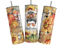 Load image into Gallery viewer, Halloween Fall Skinny Tumbler Cups - Knot In Your House