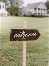 Load image into Gallery viewer, Wedding Arrow Directional Signs - Knot In Your House

