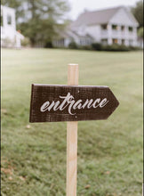 Load image into Gallery viewer, Wedding Arrow Directional Signs - Knot In Your House