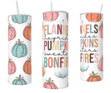Load image into Gallery viewer, Halloween Fall Skinny Tumbler Cups - Knot In Your House
