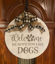 Load image into Gallery viewer, 21” Round Front Door Hanger Wreath - Knot In Your House