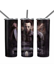 Load image into Gallery viewer, Halloween Fall Skinny Tumbler Cups - Knot In Your House
