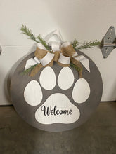 Load image into Gallery viewer, Dog Paw Door Hangers - Knot In Your House