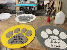 Load image into Gallery viewer, Dog Paw Door Hangers - Knot In Your House