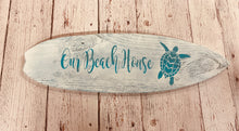 Load image into Gallery viewer, Wooden Surfboard Sign Custom Orders Welcome - Knot In Your House