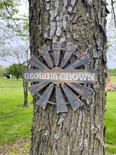 Load image into Gallery viewer, Engraved Wooden Windmill Sign - Knot In Your House