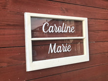 Load image into Gallery viewer, 2 Pane Wood Window Baby Room - Knot In Your House