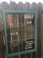 Load image into Gallery viewer, Bridal Shower Gift Wedding Window Frame - Knot In Your House