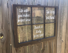 Load image into Gallery viewer, Last Name Est Date Sign Window - Knot In Your House