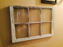 Load image into Gallery viewer, 6 Pane Wood Window Wreath Hanger - Knot In Your House