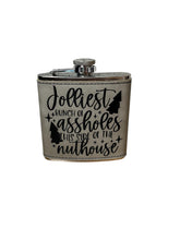 Load image into Gallery viewer, 6oz custom leather flasks
