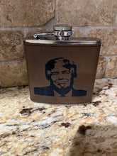 Load image into Gallery viewer, 6oz custom leather flasks
