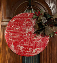 Load image into Gallery viewer, Jolly Winter Wonderland Christmas Door Hanger
