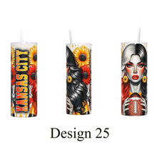 Load image into Gallery viewer, Chiefs football tumblers 20oz stainless steel
