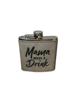 Load image into Gallery viewer, 6oz custom leather flasks
