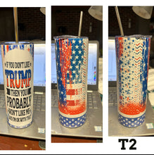 Load image into Gallery viewer, Trump 2024 Tumblers 20oz, 30 oz &amp; 40oz
