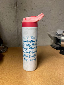 Let Them Poem Tumbler 20oz or 30oz