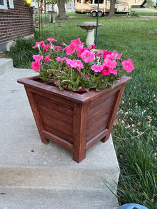 $59.99 Custom Wooden Flower Pots / Planters - Knot In Your House