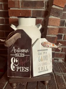 Rustic Fall Bucket List Sign - Knot In Your House