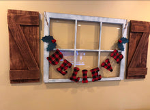 Load image into Gallery viewer, 6 Pane Wood Window Wreath Hanger - Knot In Your House
