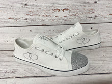 Load image into Gallery viewer, Personalized Canvas Wedding Shoes - Knot In Your House
