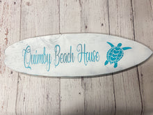 Load image into Gallery viewer, Wooden Surfboard Sign Custom Orders Welcome - Knot In Your House
