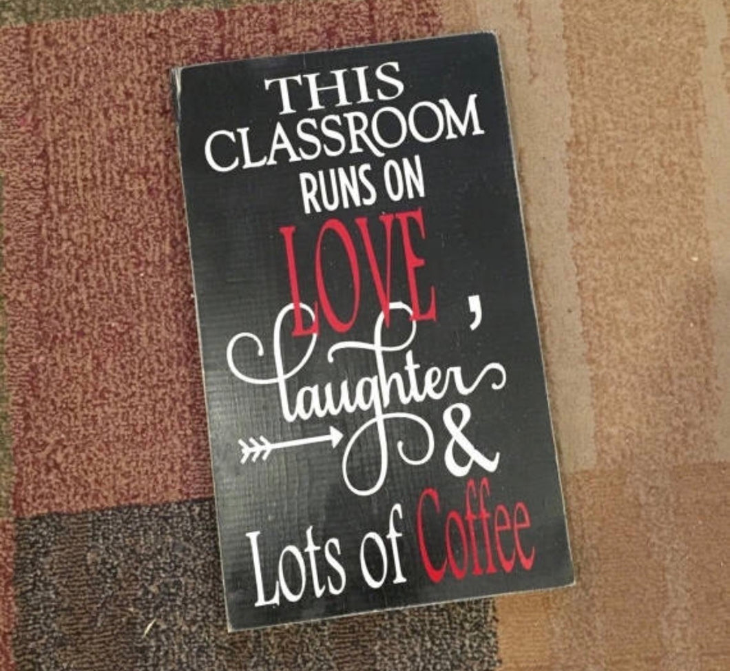 Back to school gift - Teacher gift - Classroom sign - School sign - Teacher present - Knot In Your House