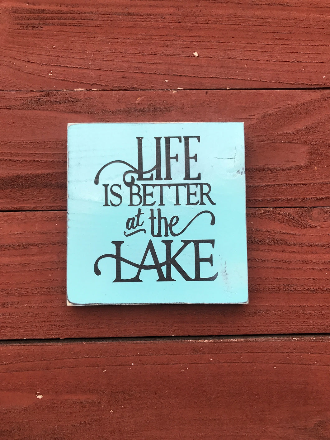 Life is better at the lake sign - Lake sign - Lake house sign - Wood sign - Rustic sign - Summer time sign - Beach house sign - Knot In Your House