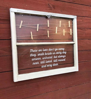 memorial sign - memorial gift - memorial picture frame - loss of loved one sign - those we love don't go away - wedding memorial sign - Knot In Your House
