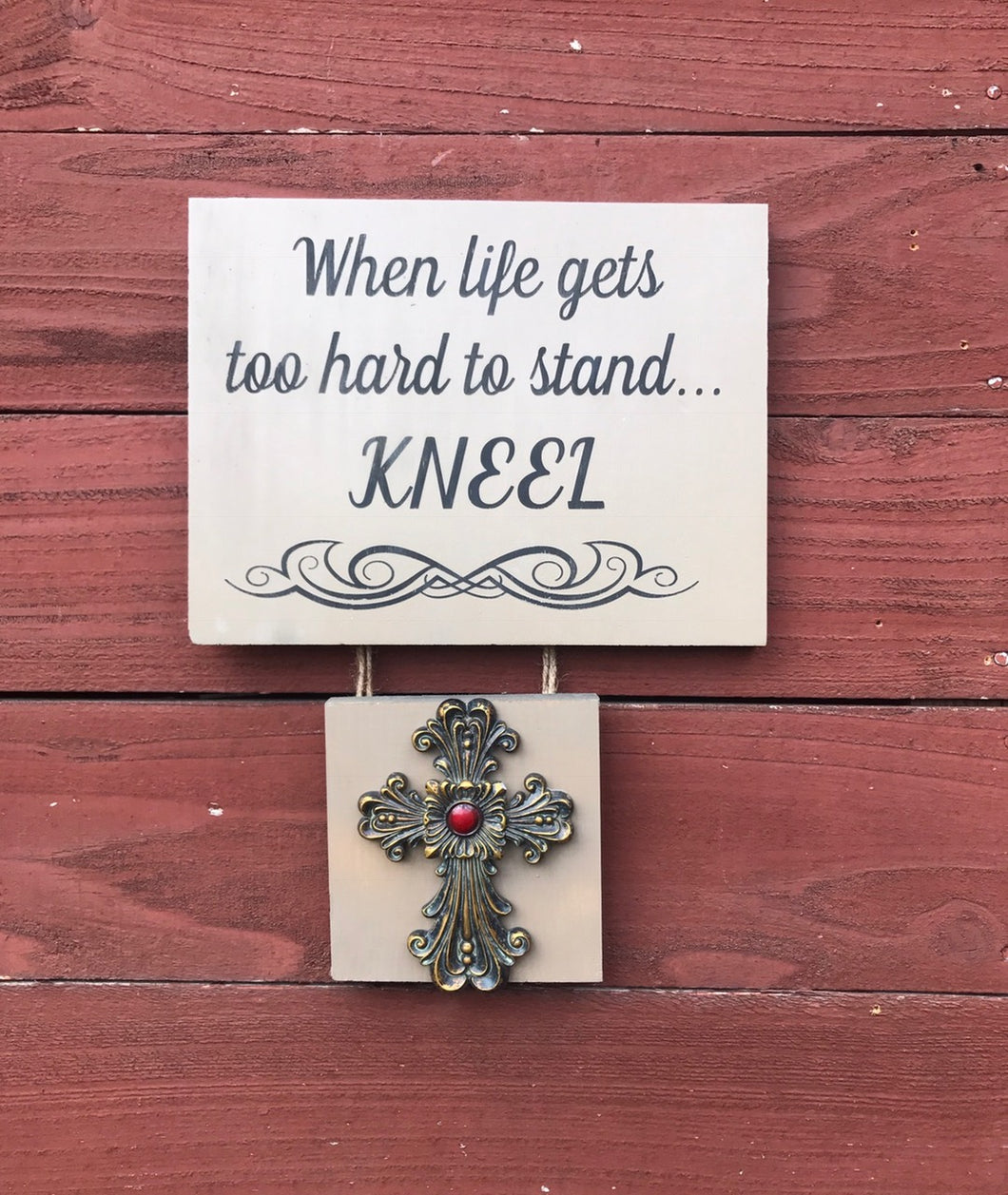 Bible verse wood sign - Inspirational wood sign - Christian home decor - - Knot In Your House